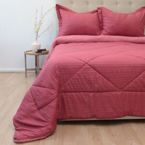Plumón Outboss Deluxe 2 Plazas / Sherpa Cereza - Doral