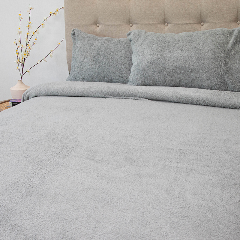 Sábanas Chiporro Lisa 2 Plazas / Gris - Doral - Imagen 2