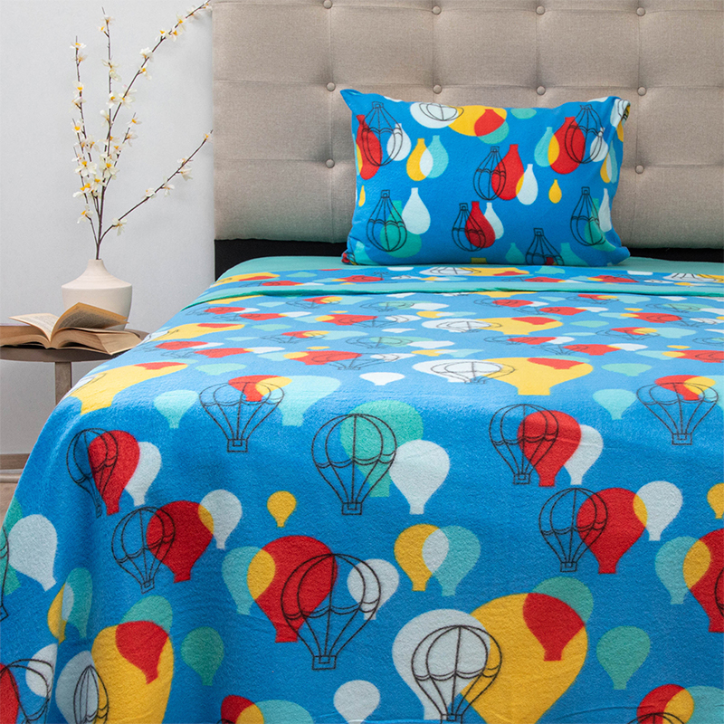 Sábanas Polar Kids 1.5 Plazas / Globos - Doral