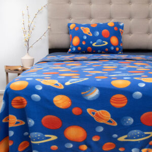 Sábanas Polar Kids 1.5 Plazas / Planetas - Doral