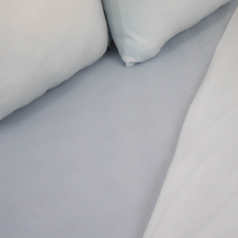 Sábanas de Polar Composé King / Bicolor Celeste - Doral - Imagen 2