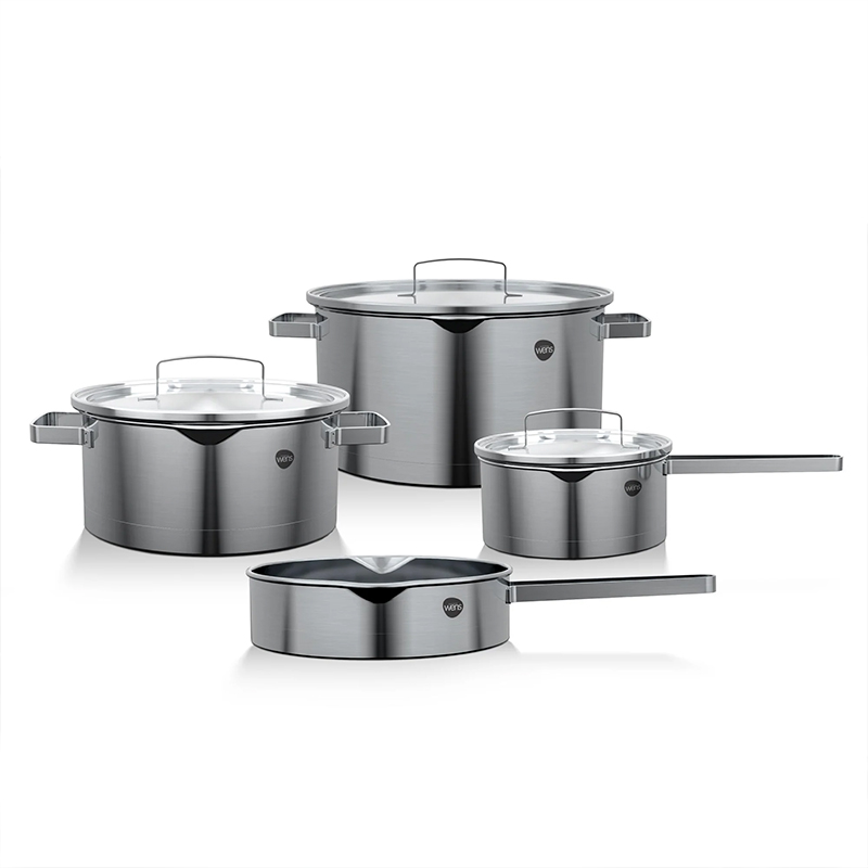 Batería de Cocina 7 piezas Serie 550-7SS - Wens