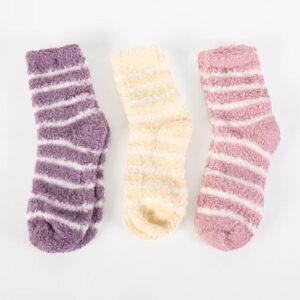 Set Regalable 3 Calcetines / Morado, Arena y Rosado - Mashini