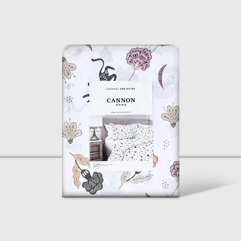 Juego de Sábanas Estampada 200 Hilos 2.5 Plazas / Mystic - Cannon - Imagen 3