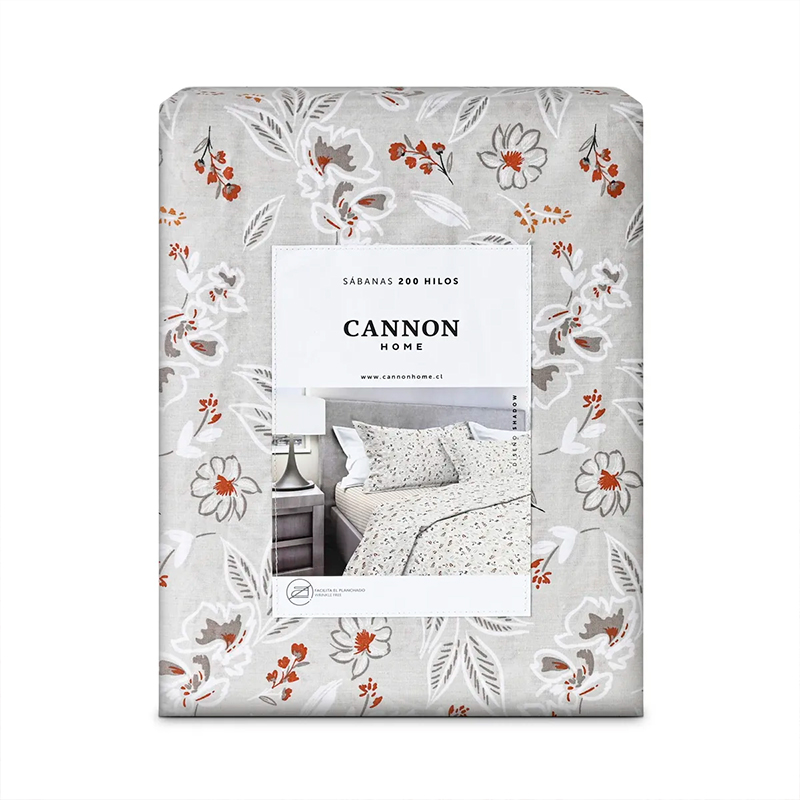 Juego de Sábanas Estampada 200 Hilos 2 Plazas / Shadow - Cannon - Imagen 3