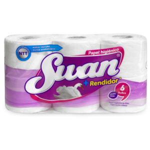 Papel Higiénico Doble Hoja 6 und 20 mts - Swan