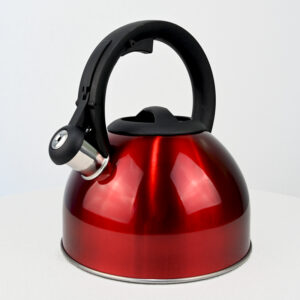 Tetera Acero Inox. 3L Minerva /Rojo - Doral