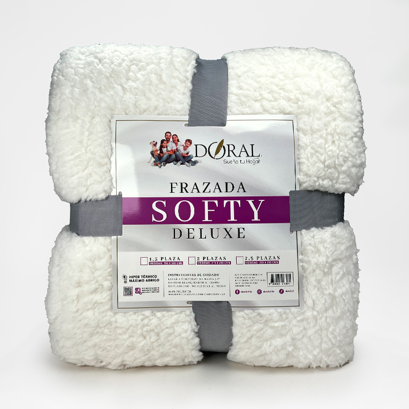 Frazada Softy 1.5 Plazas / Crudo - Doral