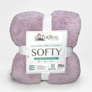 Frazada Softy 1.5 Plazas / Lila - Doral