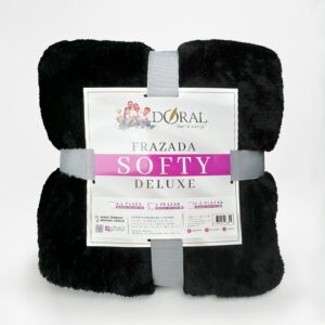 Frazada Softy 1.5 Plazas / Negro - Doral
