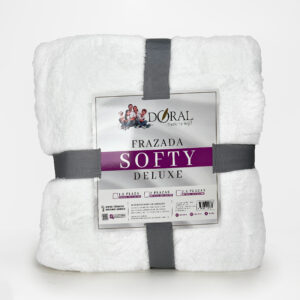 Frazada Softy 2 Plazas / Blanco - Doral