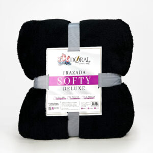 Frazada Softy 2 Plazas / Negro - Doral