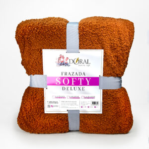 Frazada Softy 2.5 Plazas / Café - Doral