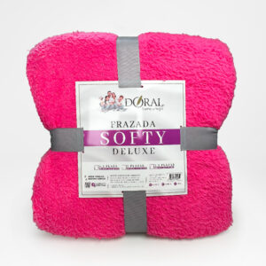 Frazada Softy 2.5 Plazas / Fucsia - Doral