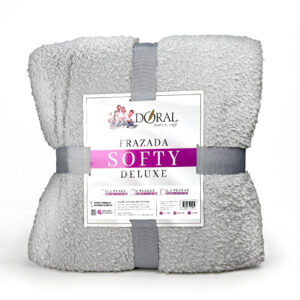 Frazada Softy 2.5 Plazas / Gris Claro - Doral