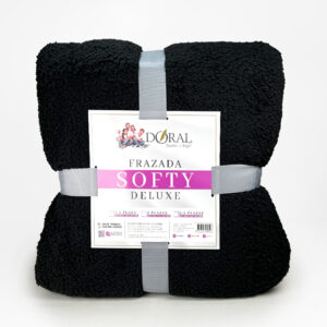 Frazada Softy 2.5 Plazas / Negro - Doral