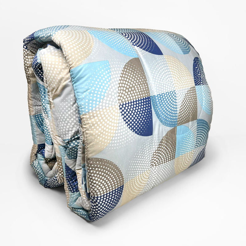 Plumón Estampado 2 plazas / Círculos Azules - Key Home