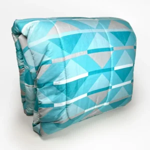 Plumón Estampado 2.5 plazas / Geométrico Aqua - Key Home