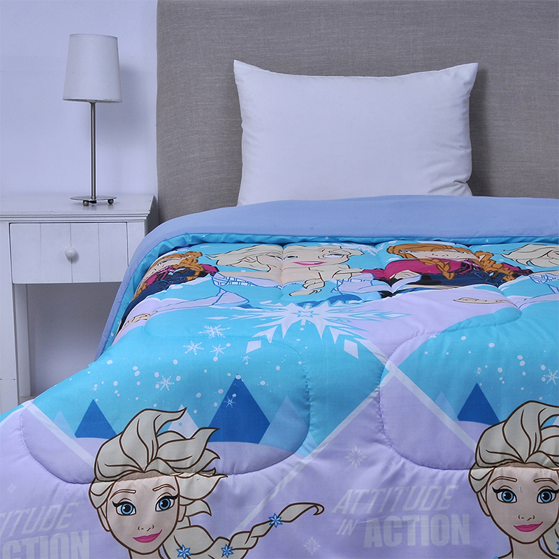 Plumón Microfibra Reversible 1.5 plazas / Frozen Snowing - Mashini