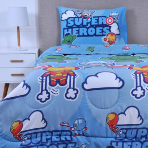 Plumón Microfibra Reversible 1.5 plazas / Avengers Kawaii - Mashini