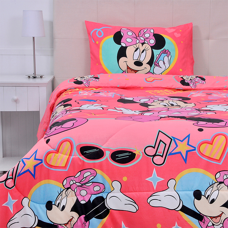 Plumón Microfibra Reversible 1.5 plazas / Minnie Sweet - Mashini