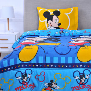 Plumón Microfibra Reversible 1.5 plazas / Mickey Blue - Mashini