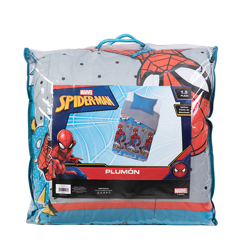 Plumón Microfibra Reversible 1.5 plazas / Spiderman Power - Mashini - Imagen 3