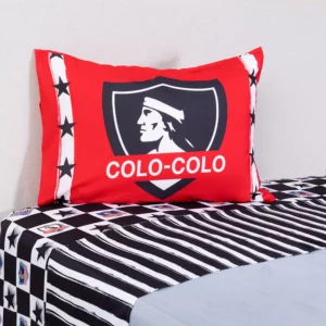 Juego Sábana Microfibra Single / Colo Colo Vidal Eterno- Mashini