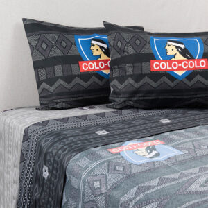 Juego Sábana Microfibra 2 Plazas / Colo Colo Fuerte - Mashini