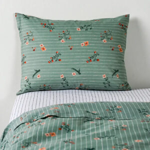 Juego de Sábanas Estampadas 144 Hilos 1.5 Plazas / Sarah Aqua - American Family by Cannon