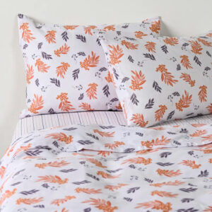 Juego de Sábanas Estampadas 144 Hilos 2 Plazas / Lavanda Rosa - American Family by Cannon