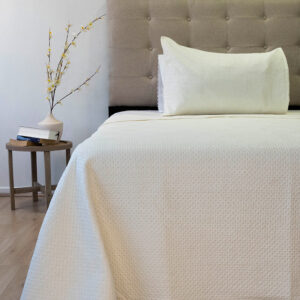 Quilt Boston Outboss Hotpress 1.5 plazas / Crudo - Doral