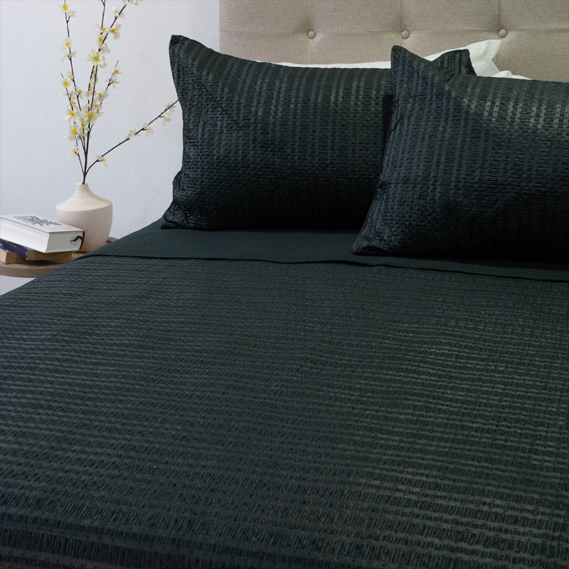 Quilt Boston Outboss Hotpress 2 Plazas / Negro - Doral - Imagen 3