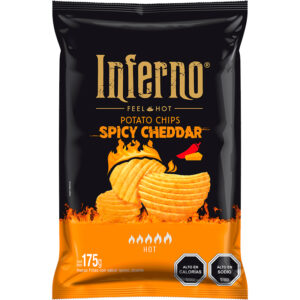 Papas Rústicas Spicy Cheddar 170 gr. - Inferno