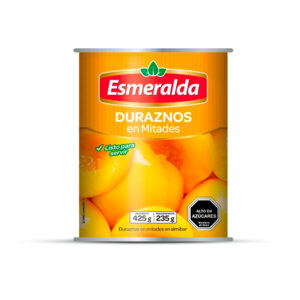 Duraznos en Conserva  425 grs / Mitades - Esmeralda