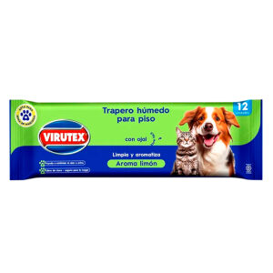 Trapero Húmedo Pets 12 und. / Limón - Virutex