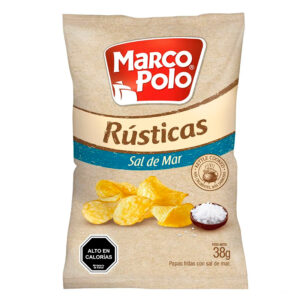Papas Fritas Rústicas Sal de Mar 38 gr. - Marco Polo
