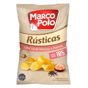 Papas Fritas Rústicas Sal y Pimienta 185 gr. - Marco Polo