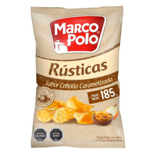 Papas Fritas Rústicas Cebolla Caramelizada 185 gr. - Marco Polo