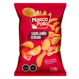 Papas Fritas Corte Americano Jamón Serrano 180 gr. - Marco Polo