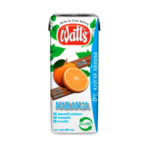 Pack Néctar 6 unid. 200 ml. / Naranja Light - Watts