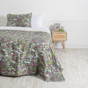 Quilt Toledo Estampado 1.5 Plazas / Stone - Mashini