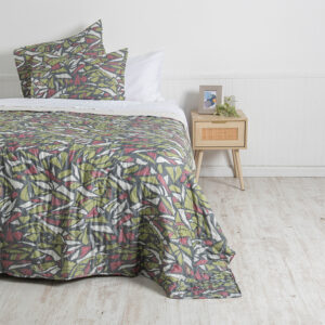 Quilt Toledo Estampado 2 Plazas / Stone - Mashini
