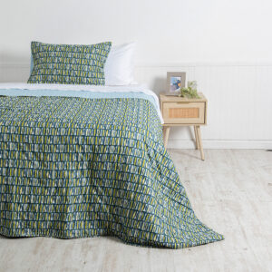 Quilt Toledo Estampado 1.5 Plazas / Forest - Mashini