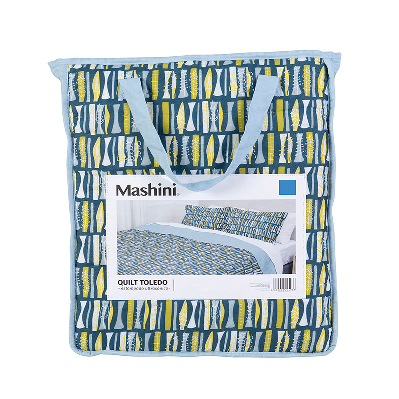 Quilt Toledo Estampado 2.5 Plazas / Forest - Mashini - Imagen 4