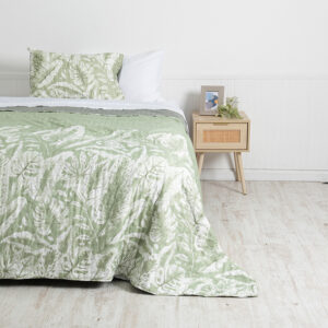 Quilt Toledo Estampado 1.5 Plazas / Leaves - Mashini