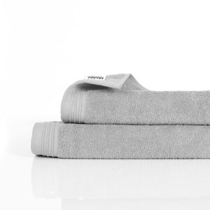 Set 2 Toallas de Visita 500gr. 30x50cm. / Gris - Mashini