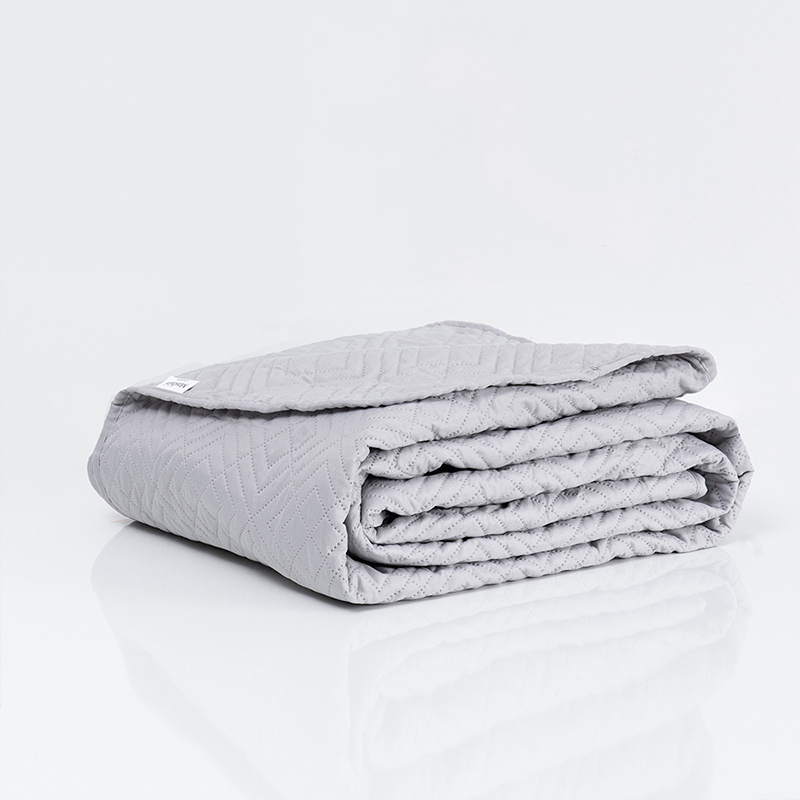 Quilt Cordoba Liso 2 Plazas / Gris - Mashini - Imagen 2