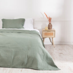 Quilt Cordoba Liso 1.5 Plazas / Verde - Mashini