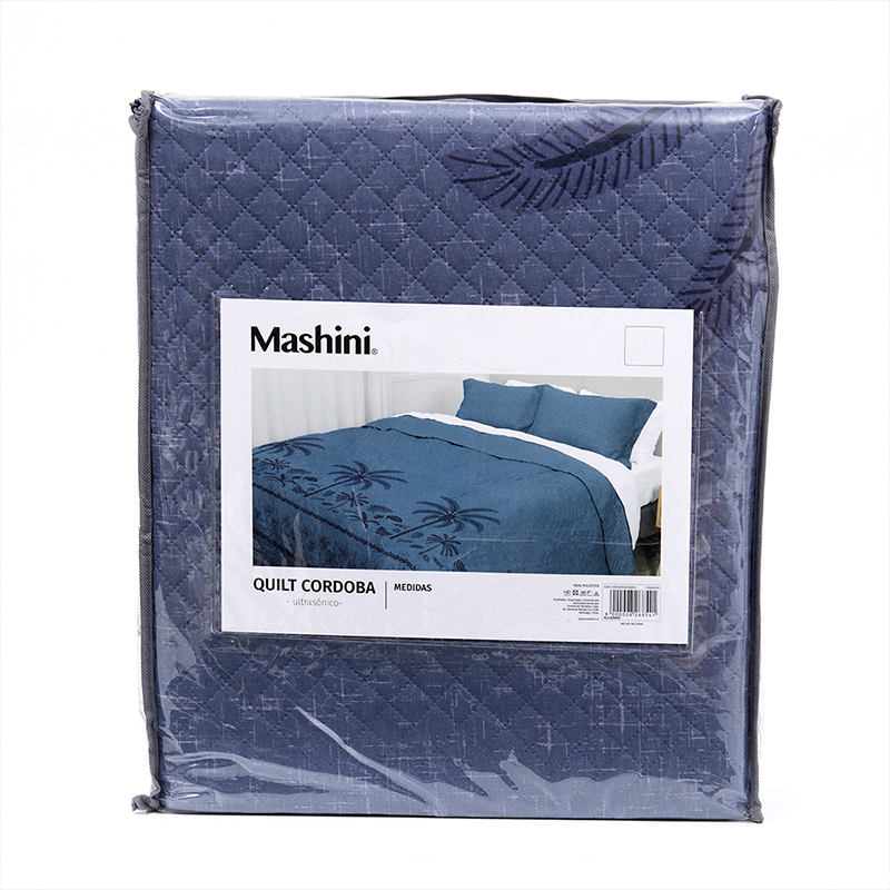 Quilt Cordoba Estampado 2 Plazas / Vegetación - Mashini - Imagen 4